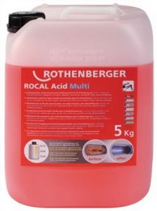 Rothenberger 1500000115 ROCAL Acid Multi 5kg Ontkalkingsconcentraat voor Rocal 20 en Romatic 20