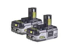 Ryobi 5133003591 RB18LL30 Duopack Akku 18 Volt 3.0 AH Li-ion