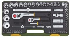 Proxxon 23294 Dopsleutelset Inch maten 65-delig