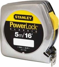 'Stanley 0-33-158 Powerlock Maßband 5m/16'' - 19mm'