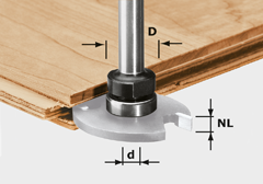 Festool 499803 Freesspindel S8 1,5-5 KL16