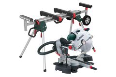 Metabo 690970000 KGS315Plus Afkortzaag 315MM 2200W met trekfunktie + KSU251 Onderstel