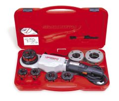 Rothenberger 71256 Supertronic 2000 Set, Draadsnijmachine BSPT R, 1/2"-2"