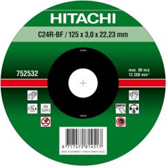 Hitachi 752531 C24R Trennscheibe für Stein 115 x 3 x 22,23 mm pro 25 Stück