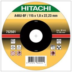 HiKOKI Zubehör 782301 A60U-BF41 Trennscheibe für Edelstahl/Metall 115 x 1 mm pro 25