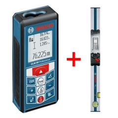 Bosch Blauw GLM80 Laserafstandmeter + R60 hellingsmeter 0601072301