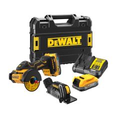 DeWalt DCS438E2T-QW Akku-Schleifer 76mm 18V PowerStack Li-Ion im TSTAK-Koffer