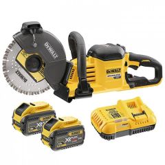 DeWalt DCS690X2-QW FlexVolt Accu Doorslijpmachine 54V 9 Ah 230 mm