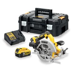 DeWalt DCS570P2-QW DCS570P2 XR 18V 5.0 AH accu Cirkelzaag in TStak koffer