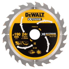 DeWalt DT99562-QZ XR Cirkelzaagblad 190 x 30 MM 24T CSB