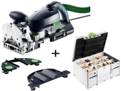 Festool 576426 DF700XL-Set1 Dominofreesmachine DF700EQ-Plus+ DOMINO DF700 XL assortiment systainer DS/XL + LA-DF Lijstaanslag + RA-DF Ronde Aanslag