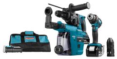 Makita DLX2168TW Combiset - DHR243 Combihamer + DDF482 Accuboor 18V 5.0Ah li-ion in tas