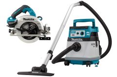 Makita DLX2382UX1 Kombi-Set 2 x 18V mit AWS - DHS783 Kreissäge 190mm DVC157L Staubsauger exkl. Batterien und Ladegerät