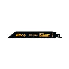 DeWalt DT2315L-QZ 2x Demolition 100 x 2.5 mm Reciprozaagbladen (5 stuks) voor universele toepassing