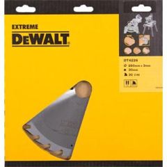 DeWalt DT4226-QZ DT4226 HM zaagblad 250 x 30 x 30T wisseltand, positief 20°