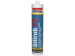 Soudal 118973 Silikondichtstoff Silirub P2 Transparent 310ml