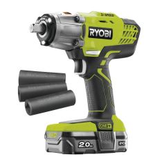 Ryobi 5133003574 R18iW3-120S Accu Slagmoersleutel 18 Volt 2.0 Ah Li-ion