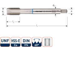 Rotec 339.0260I HSSE INOX 1000 M.Gewindebohrer UNF 5/8-18