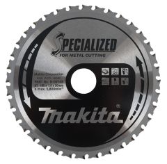 Makita B-09759 Sägeblatt Spezialisiert Cermet/Metall 185 x 30 x 38T