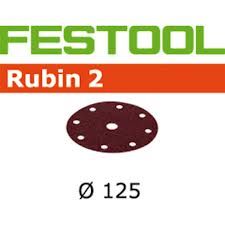 Festool 499102 Schuurschijven Rubin 2 STF D125/90 P60 RU/10