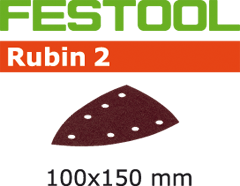 Festool 499141 Schuurbladen Rubin 2 STF Delta/100x150/7 P40 RU/10