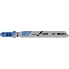 Bosch 2608631012 T118G Decoupeerzaagbladen T - Schacht Per 5 Metaal