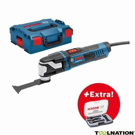 Bosch Blauw 0601231104 GOP 55-36 Professional Multitool 550 watt  + 4-delige accessoireset in L-BOXX - 2