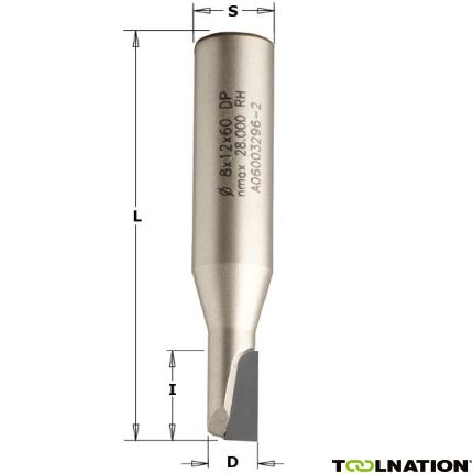 CMT Diamantschneider mit Scherfräser DP Z1 Durchmesser 6mm - 1