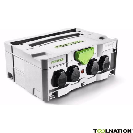 Festool 201682 SYS-PowerH SYS-PH 10-Meter-Verlängerungskabel mit 5 Steckdosen im Systainer FR/BE/CZ/SK/PL - 1