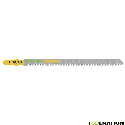 Festool 204262 S 105/2,8/5 Stichsägeblatt HOLZ GERADE SCHNEIDEN 5 Stück - 1