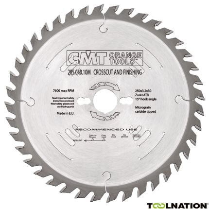 CMT-Sägeblatt mit links/rechts Zähnen 300 x 30 x 72T - 1