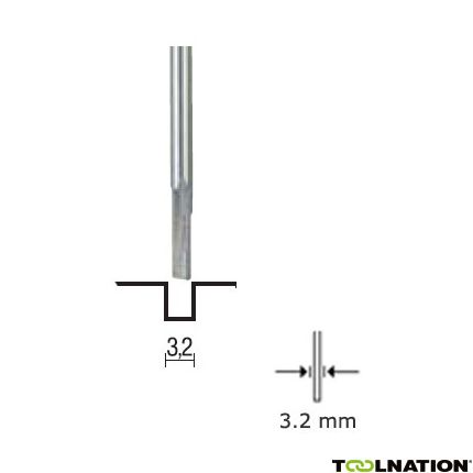 Proxxon 29024 Einstechfräser, Schaft 3,2 mm - 1