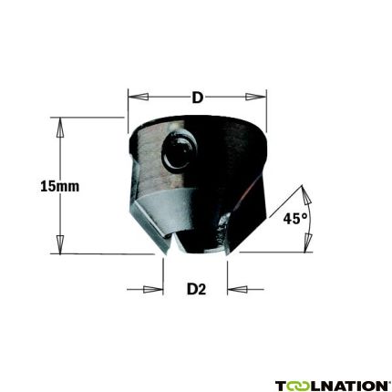 CMT Aufsteckbare Verbindung 16mm D2: 5mm rechts - 1