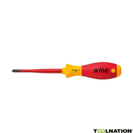 Wiha 36329 3281 SoftFinish Elektro-SlimFix-Schraubendreher, SL/PZ1 - 1