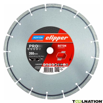 Clipper 70184627065 Pro Beton Diamant zaagblad 600 x 25,4 mm - 1