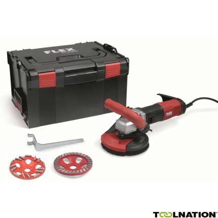 Flex-tools 513474 LDE 16-8 125 R, Kit Turbo-Jet II Betonschleifer für staubfreies Schleifen 125 mm E-Jet und Turbo-Jet II Diamanttopf - 1