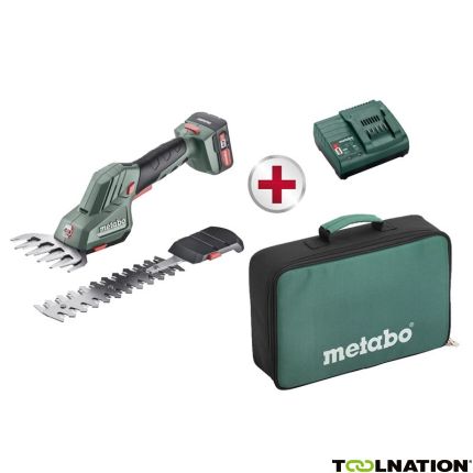 Metabo 601608500 PowerMaxx SGS 12 Q Accu Struik- en grasschaar 12V 2.0Ah Li-Ion - 1