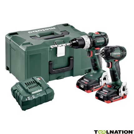 Metabo 685124000 Combo Set 2.1.12 18V 4,0Ah LiHD - SB18LT BL accuklopboor + SSD18 LTX 200 BL Slagschroevendraaier - 1