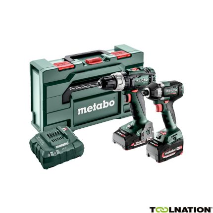 Metabo 685194000 Combo Set 2.8.2 18V 4.0/2,0Ah Li-Ion - BS18L accuklopboor + SSD18 LT 200 BL Slagschroevendraaier - 1