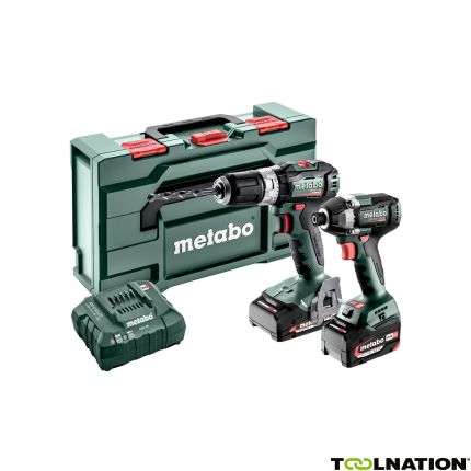 Metabo Combo Set 2.8.7 18V 5.2/2.0Ah Li-Ion - SB18 L BL Akku-Bohrmaschine + SSD18 LT 200 BL Schlagschrauber 685199000 - 1