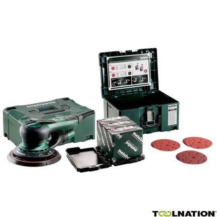 Metabo 691037000 SXE 150-2.5 BL SET Excenter Schuurmachine 150 mm 350 Watt in metaloc + 150 schuurschijven in Metaloc - 4