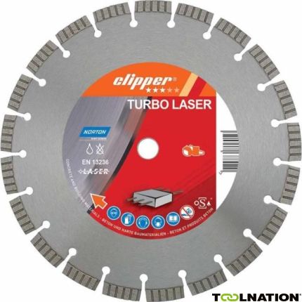 Clipper 70184694470 Classic Turbo Laser Diamant zaagblad 350 x 25,4 mm - 1