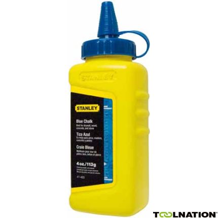 Stanley 1-47-803 Slaglijnpoeder Blauw 225gr - 1