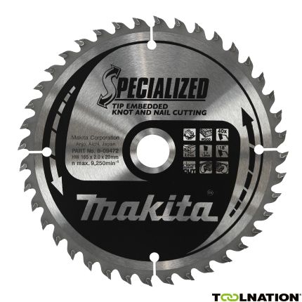 Makita B-09444 HM-Sägeblatt Tip E 235 x 30 x 24T - 1