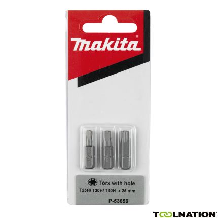 Makita P-53659 3-delige schroefbitset Torx - 1