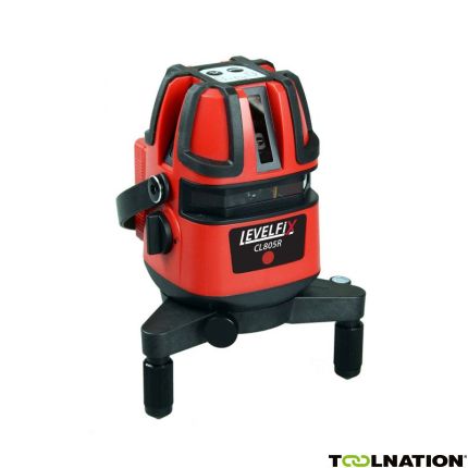 Levelfix 554006 CL805R-XL Multilijnlaser Rood + Ontvanger - 3