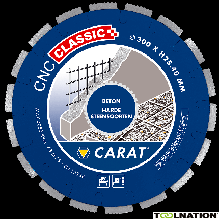 Carat CNCC370500 diamantzaagblad BETON CNC CLASSIC 370x30,0MM - 1