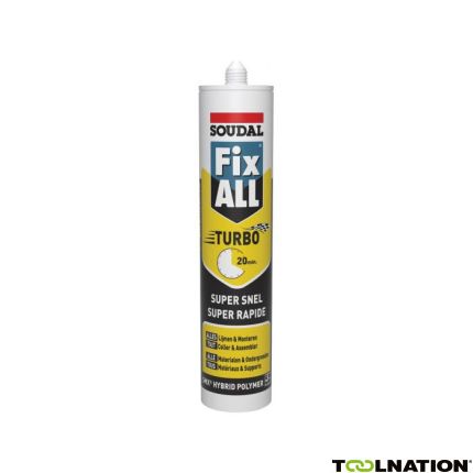 Soudal 153987 Montagekit Fix - All Turbo Weiß 290ml - 1