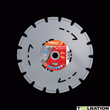 Clipper 70184611456 Super Beton EVO Diamant zaagblad 350 x 20 mm - 1