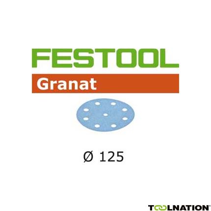 Festool 497146 Schuurschijven Granat STF D125/90 P60 GR/10 - 1